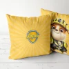 Paw Patrol Rubble yellow pillowcase featuring the beloved construction pup.