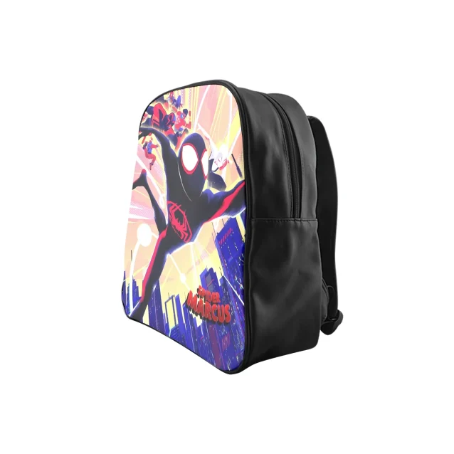 Gift a personalized Spider-Verse backpack featuring Miles Morales, Spider-Gwen, and more.