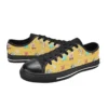 Sunshine yellow bright custom Bluey sneakers and canvas playground shoes