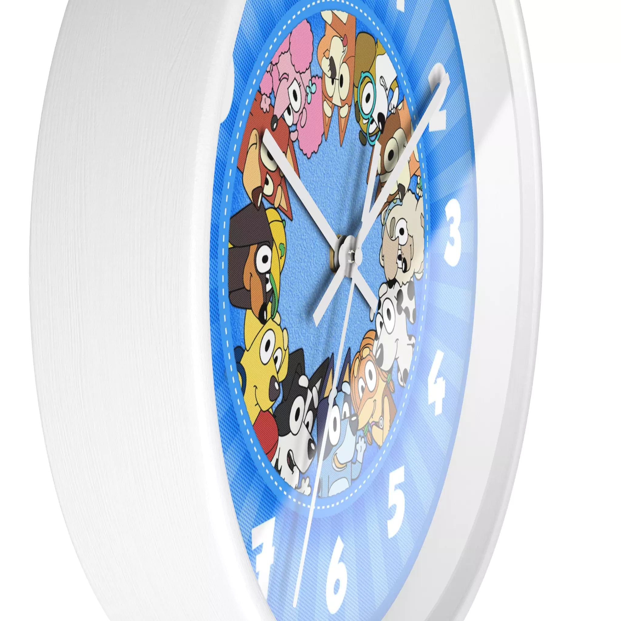Bluey Kids Wall Clock | Fun & Learn Time!