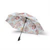 Personalized Bluey Christmas umbrella with a child's name printed on the canopy.