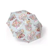 Comfortable gripped plastic handle of the Bluey Christmas umbrella.