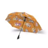A personalized name printed on the Bluey Halloween umbrella canopy.