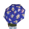 A child carrying the Bluey Halloween umbrella on the way to school.