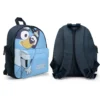 Complete matching back-to-school set featuring a custom personalized Bluey backpack and an insulated thermal lunch box bundle.