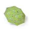 The Bluey & Bingo on Green canopy of the Bluey umbrella, shown open.