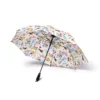 The Bluey umbrella tucked under an arm, folded away.