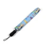 The Bluey umbrella collapsed small enough for a backpack pocket.