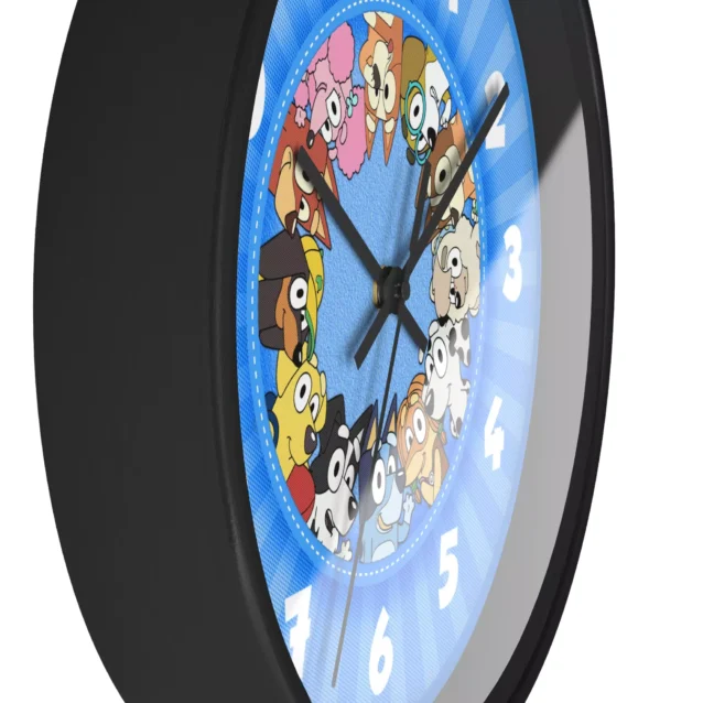 Bluey Wall Clock | Fun And Educational Clock For Kids