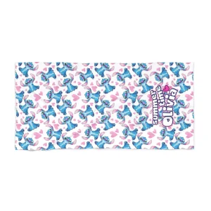 Lilo & Stitch beach companion, personalized for poolside adventures.