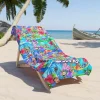 Lilo & Stitch personalized beach towel, perfect for poolside fun.