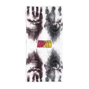 Make a statement at the beach: Personalized Kong X Godzilla Movie Towel