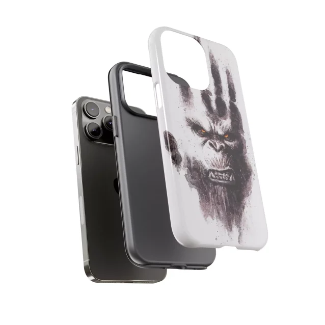 Keep your phone safe with a touch of monster mayhem - Kong vs. Godzilla phone case.