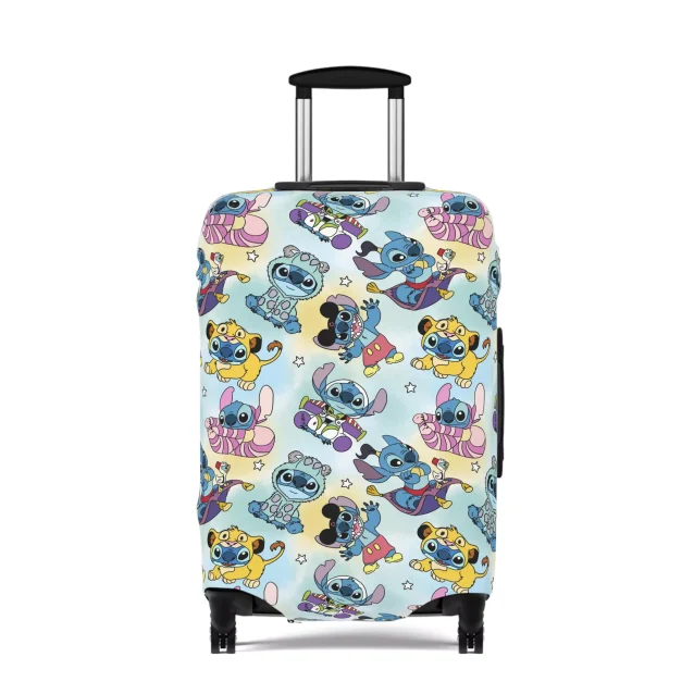 Aloha from Hawaii! Lilo & Stitch luggage cover adds a touch of paradise to your trip.