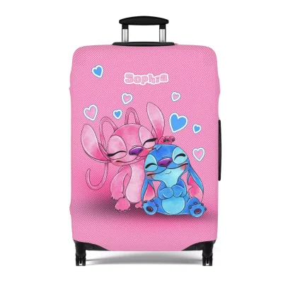 Lilo & Stitch luggage cover: Because even luggage needs a little "Ohana."