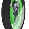 Time for adventure! Green Paw Patrol wall clock featuring Rocky.