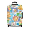 Garfield naps in style: A Garfield luggage cover protects your suitcase on its travels.