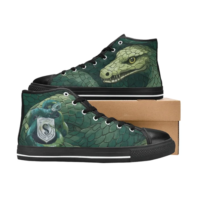 Versatile school shoes for boys and girls featuring classic Harry Potter house colors.