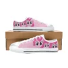 Front view of custom Pinkie Pie My Little Pony kids shoes.