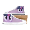 Front view of purple Twilight Sparkle My Little Pony shoes for kids.