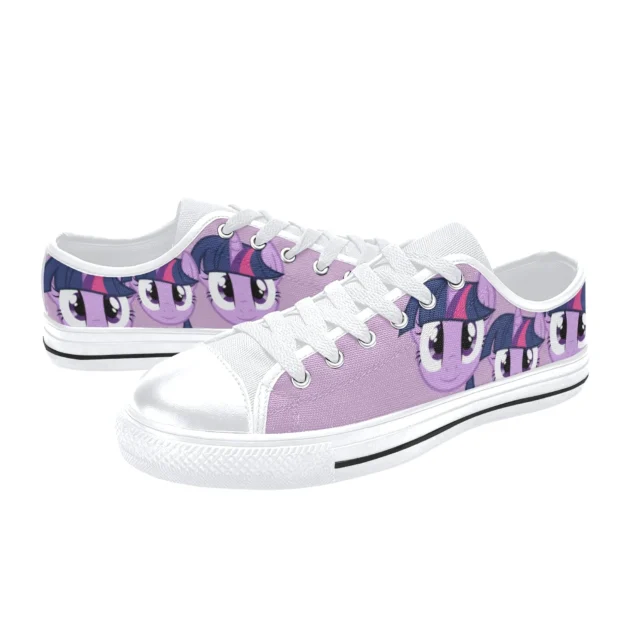 Comfortable everyday walking shoes for girls featuring Twilight Sparkle.