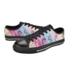 Rear heel view of the classic My Little Pony cast canvas sneakers.
