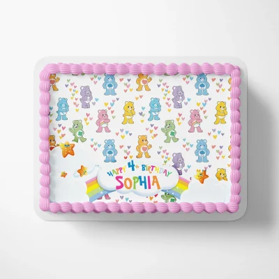 Make your Care Bears birthday party extra special with this cake topper!