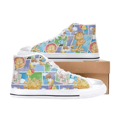Supportive Garfield sneakers for growing feet - keeping up with all their playful Garfield energy.