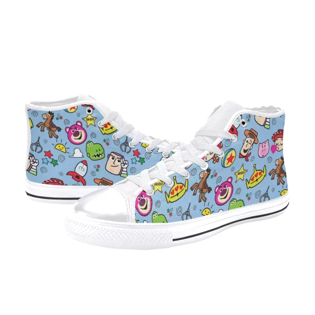 Get your playtime off the ground with stellar blue Toy Story sneakers.