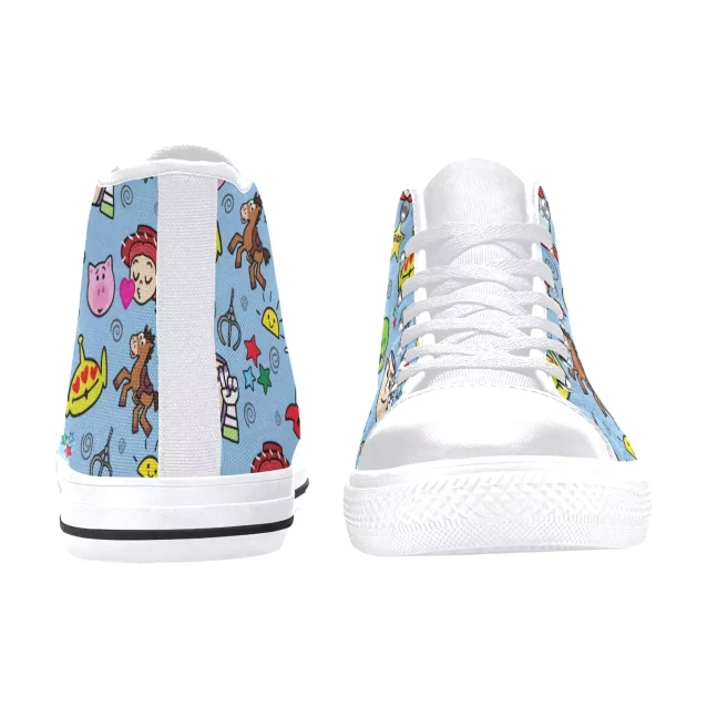 Make a friend in these blue shoes – just like Woody and Buzz! (Toy Story)