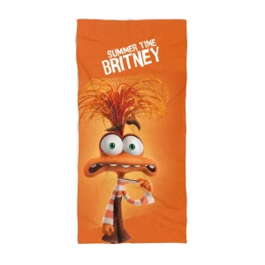 Feeling a little apprehensive about the beach? Fear has you covered (literally) with this Inside Out 2 beach towel (2024).