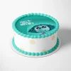 Round Envy from Inside Out 2 edible image personalized with a name and age