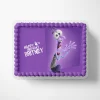 Fear from Inside Out edible image on a sheet birthday cake