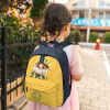 A colorful Paw Patrol Skye and Rubble backpack, personalized with a child's name.