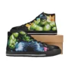 Action-packed superhero footwear featuring the Hulk perfect for back to school outfits.