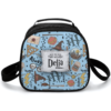 Custom Gryffindor blue emblem canvas school bag from the Hogwarts lunch bag collection.