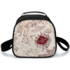 Custom printed Harry Potter Marauder Map insulated lunch bag for kids with durable water-resistant cloth.
