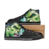 Secure anti-slip rubber grip bottom on the vibrant Incredible Hulk kids sneakers.