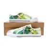 Front view of vintage Incredible Comic Art high-top sneakers for men and women.