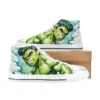 Alternative everyday walking shoes featuring the iconic Incredible Hulk fist graphic.