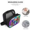 Inside Out lunch bag opened to show the food-safe aluminium foil lining, the wipe-clean interior and the water-resistant polyester shell.
