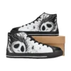 Comfortable everyday Nightmare Before Christmas canvas shoes featuring the Pumpkin King.