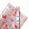 A roll of eco-friendly Little Mermaid Ariel wrapping paper with a colorful under-the-sea background.