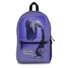 Dark indigo personalized Inside Out 2 school bag featuring Ennui character artwork perfectly tailored for elementary students.