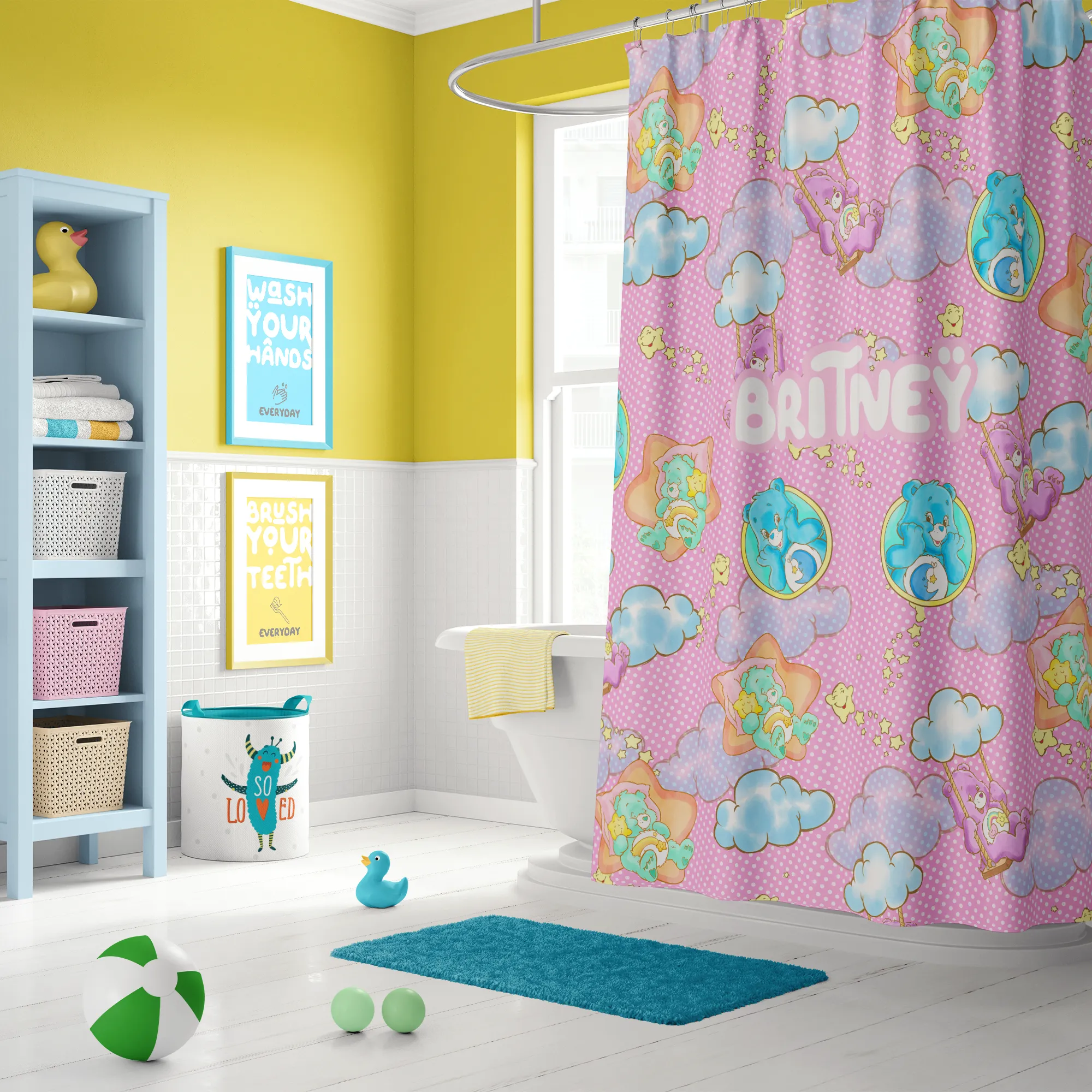 Care Bears Shower Curtain