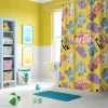 Complete Disney Cars bathroom decor set featuring the shower curtain and matching rugs.