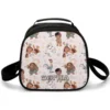 Personalized Maui the Demigod insulated cooler bag for school lunches, displaying Maui and his magic fishhook on a wipe-clean exterior fabric.