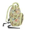The Disney Princess Diaper Bag open, with baby essentials neatly organized inside.
