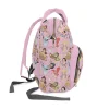 The elastic pockets inside the Disney Princess Diaper Bag, keeping items secure.