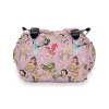 The Disney Princess Diaper Bag shown with its dimensions (15.0" L x 10.8" H x 6.7" W).